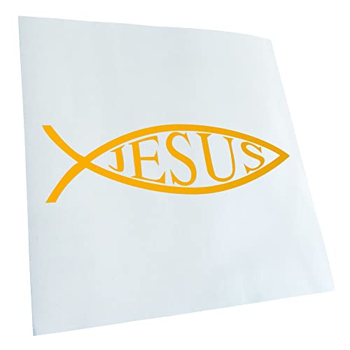 - Autoaufkleber - Jesus Fisch Aufkleber für Auto, Laptop, Fahrrad, LKW, Motorrad mehrfarbig JDM Decal Racing von Kiwistar