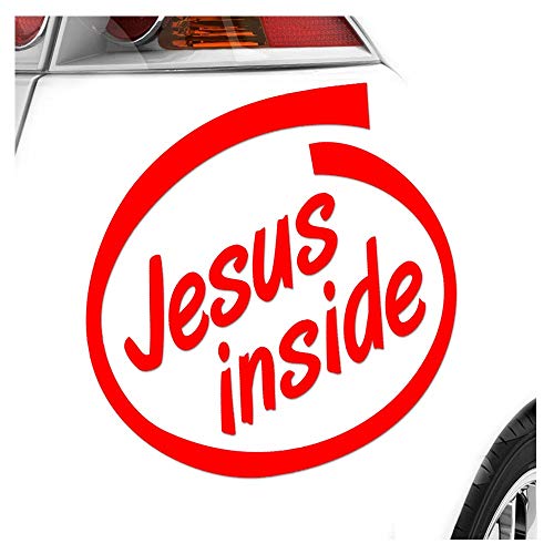 - Autoaufkleber - Jesus Inside Auto Aufkleber für Auto, Laptop, Fahrrad, LKW, Motorrad mehrfarbig JDM Decal Racing von Kiwistar