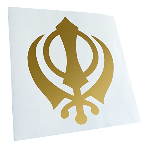 - Autoaufkleber - Khanda Sikhismus Aufkleber für Auto, Laptop, Fahrrad, LKW, Motorrad mehrfarbig JDM Decal Racing von Kiwistar