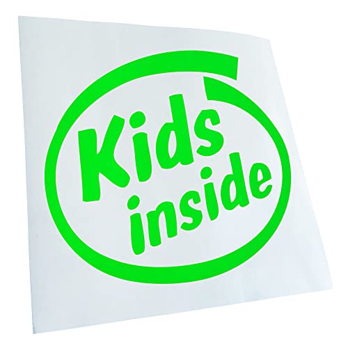 - Autoaufkleber - Kids Inside Aufkleber für Auto, Laptop, Fahrrad, LKW, Motorrad mehrfarbig JDM Decal Racing von Kiwistar