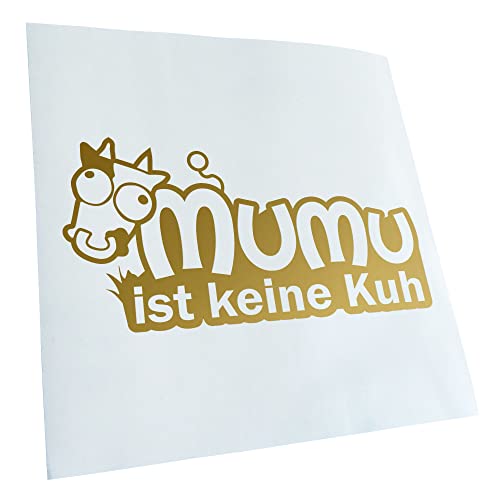 - Autoaufkleber - Mumu ist keine Kuh Aufkleber für Auto, Laptop, Fahrrad, LKW, Motorrad mehrfarbig JDM Decal Racing von Kiwistar