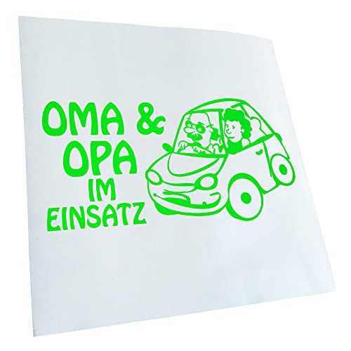 - Autoaufkleber - Oma und Opa im Einsatz Kinder Boy Girl Aufkleber für Auto, Laptop, Fahrrad, LKW, Motorrad mehrfarbig JDM Decal Racing von Kiwistar