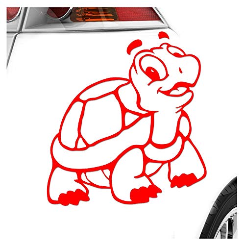 - Autoaufkleber - Schildkröte Aufkleber für Auto, Laptop, Fahrrad, LKW, Motorrad mehrfarbig JDM Decal Racing von Kiwistar