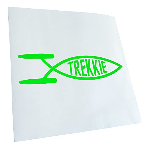 - Autoaufkleber - Trekkie Fisch Aufkleber für Auto, Laptop, Fahrrad, LKW, Motorrad mehrfarbig JDM Decal Racing von Kiwistar