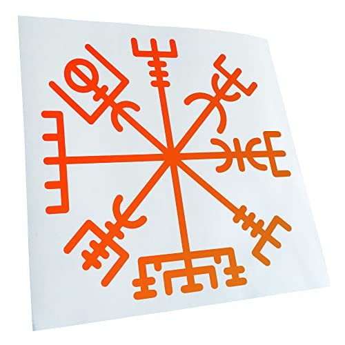 - Autoaufkleber - Vegvisir - Runic Compass Aufkleber für Auto, Laptop, Fahrrad, LKW, Motorrad mehrfarbig JDM Decal Racing von Kiwistar