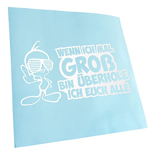 - Autoaufkleber - Wenn ich groß bin…Design NrNr2 Aufkleber für Auto, Laptop, Fahrrad, LKW, Motorrad mehrfarbig JDM Decal Racing von Kiwistar