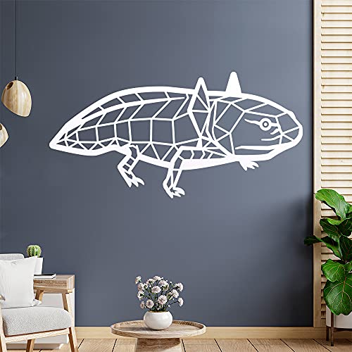 Axolotl Polygon Wandtattoo Wandaufkleber Wall Sticker - Dekoration, Küche, Wohnzimmer, Schlafzimmer, Badezimmer von Kiwistar