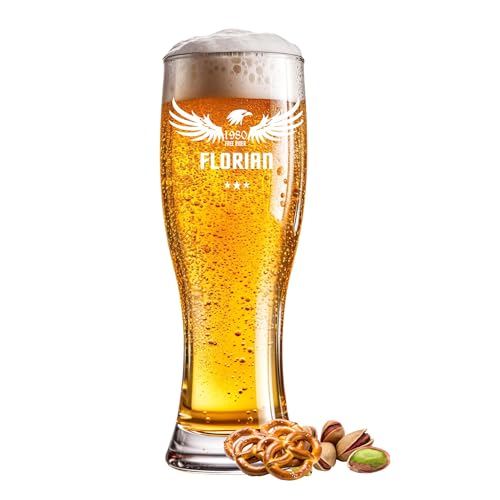 Bierglas graviert Adler 0,5l mit Wunschtext Name Jahr oder Spruch - Individuelles Weizenglas für besondere Anlässe wie Geburtstag, Jubiläum, Vatertag oder Feier - Gravur frei wählbar Bierglas graviert Adler 0,5l mit Wunschtext Name Jahr oder Spruch - Individuelles Weizenglas für besondere Anlässe wie Geburtstag, Jubiläum, Vatertag oder Feier - Gravur frei wählbar von Kiwistar