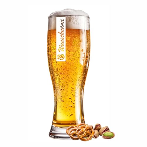 Bierglas graviert Blüte 0,5l mit Wunschtext Name Jahr oder Spruch - Individuelles Weizenglas für besondere Anlässe wie Geburtstag, Jubiläum, Vatertag oder Feier - Gravur frei wählbar Bierglas graviert Blüte 0,5l mit Wunschtext Name Jahr oder Spruch - Individuelles Weizenglas für besondere Anlässe wie Geburtstag, Jubiläum, Vatertag oder Feier - Gravur frei wählbar von Kiwistar