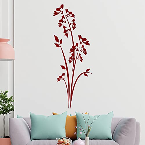 Blüten - Gräser - Frühling Wandtattoo in 6 Größen - Wandaufkleber Wall Sticker - Dekoration, Küche, Wohnzimmer, Schlafzimmer, Badezimmer von Kiwistar