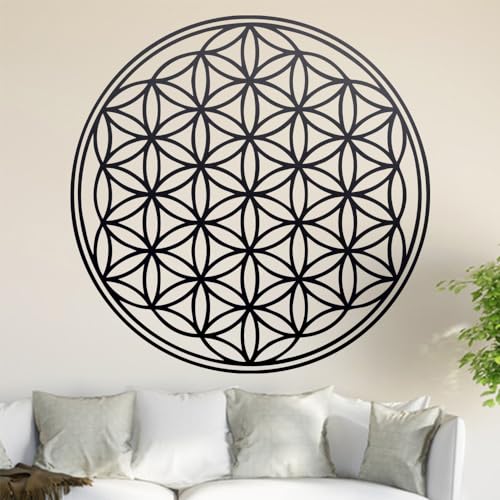 Blume des Lebens - Baum Wandtattoo in 6 Größen - Wandaufkleber Wall Sticker - Dekoration, Küche, Wohnzimmer, Schlafzimmer, Badezimmer von Kiwistar