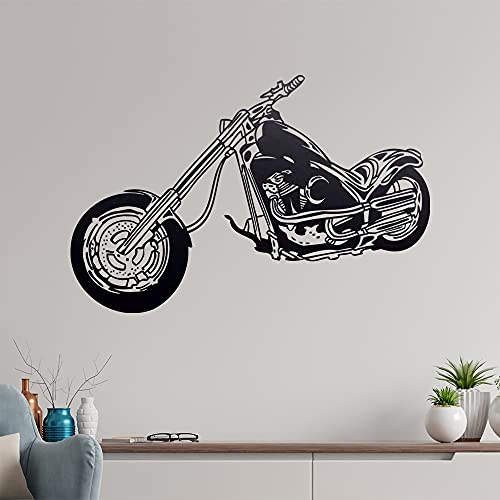 Chopper Wandtattoo in 6 Größen - Wandaufkleber Wall Sticker - Dekoration, Küche, Wohnzimmer, Schlafzimmer, Badezimmer von Kiwistar