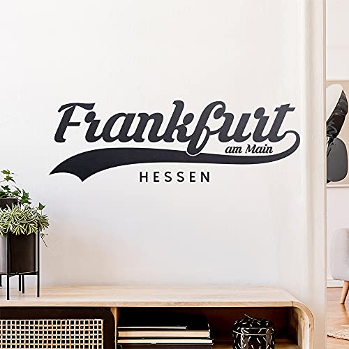 Frankfurt am Main Hessen Wandtattoo Wandaufkleber Wall Sticker - Dekoration, Küche, Wohnzimmer, Schlafzimmer, Badezimmer von Kiwistar