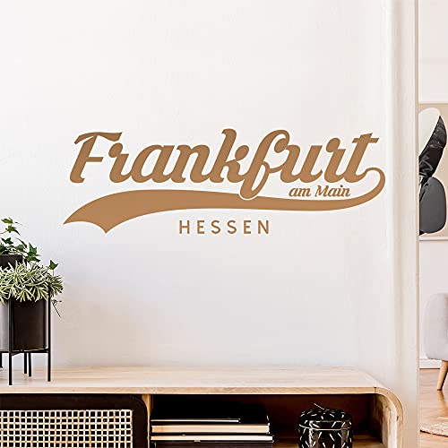 Frankfurt am Main Hessen Wandtattoo Wandaufkleber Wall Sticker - Dekoration, Küche, Wohnzimmer, Schlafzimmer, Badezimmer von Kiwistar