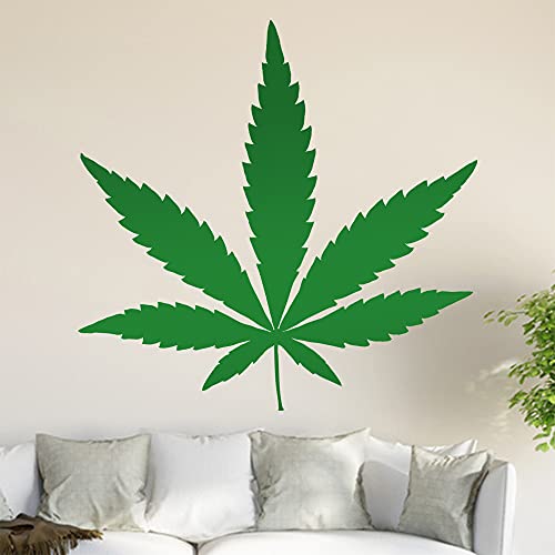 Hanf - Cannabis Wandtattoo in 6 Größen - Wandaufkleber Wall Sticker - Dekoration, Küche, Wohnzimmer, Schlafzimmer, Badezimmer von Kiwistar