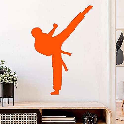 Karate Kampfsport Kämpfer Wandtattoo Wandaufkleber Wall Sticker - Dekoration, Küche, Wohnzimmer, Schlafzimmer, Badezimmer von Kiwistar