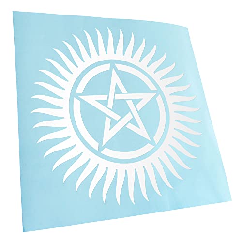 Kiwistar - Autoaufkleber - Anti-Possession - Weiss - 10x10cm - Aufkleber für Auto, Laptop, Fahrrad, LKW, Motorrad mehrfarbig JDM Decal Racing von Kiwistar