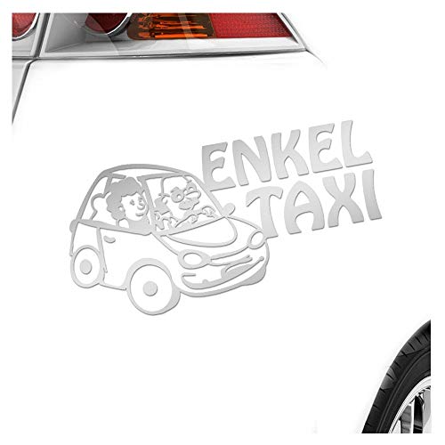 Kiwistar - Autoaufkleber - Enkeltaxi Großeltern Kinder Junge Mädchen Heckscheibenaufkleber - Aufkleber Auto Kfz Fahrrad, LKW, Truck Mofa Kiwistar - Autoaufkleber - Enkeltaxi Großeltern Kinder Junge Mädchen Heckscheibenaufkleber - Aufkleber Auto Kfz Fahrrad, LKW, Truck Mofa von Kiwistar