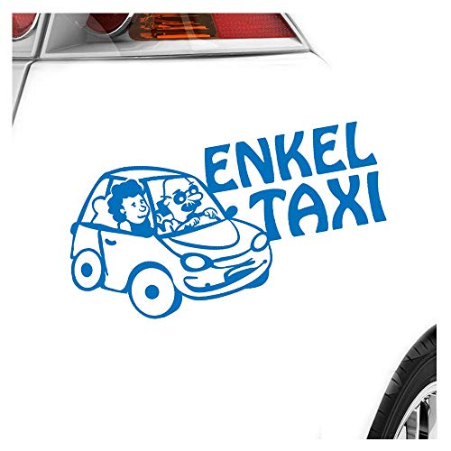 Kiwistar - Autoaufkleber - Enkeltaxi Großeltern Kinder Junge Mädchen Heckscheibenaufkleber - Aufkleber Auto Kfz Fahrrad, LKW, Truck Mofa Kiwistar - Autoaufkleber - Enkeltaxi Großeltern Kinder Junge Mädchen Heckscheibenaufkleber - Aufkleber Auto Kfz Fahrrad, LKW, Truck Mofa von Kiwistar