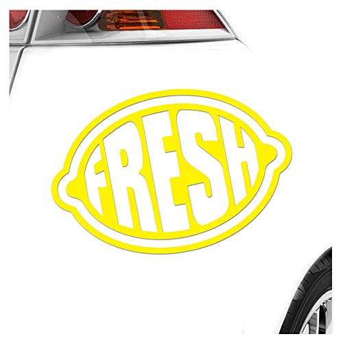 Kiwistar - Autoaufkleber - Fresh Zitrone Heckscheibe - Aufkleber Auto Kfz Fahrrad, LKW, Truck Mofa Kiwistar - Autoaufkleber - Fresh Zitrone Heckscheibe - Aufkleber Auto Kfz Fahrrad, LKW, Truck Mofa von Kiwistar