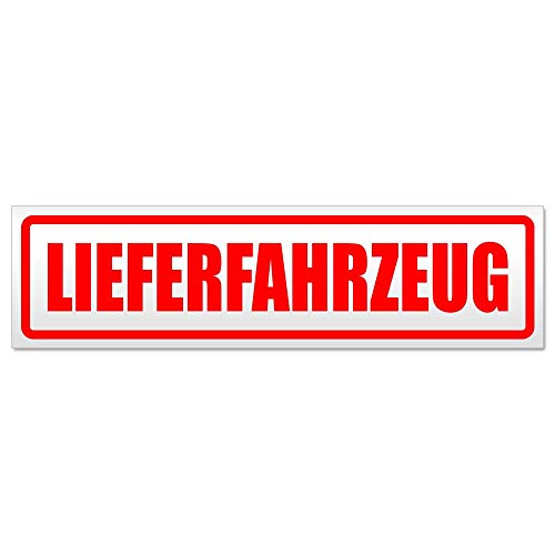 Kiwistar - Autoaufkleber - Lieferfahrzeug - Hinweis Aufkleber Sticker für Auto, Kfz, Fahrrad, PKW, LKW von Kiwistar