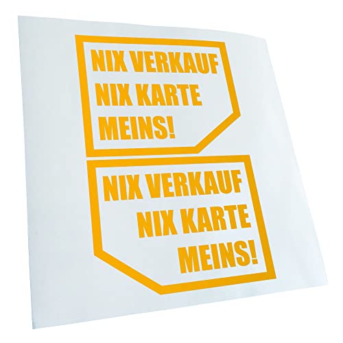 Kiwistar - Autoaufkleber - Nix verkaufen, nix Karte, Meins! 12,5 x 10 cm - Aufkleber für Auto, Laptop, Fahrrad, LKW, Motorrad mehrfarbig JDM Decal Racing von Kiwistar