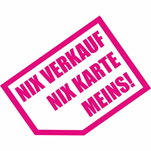 Kiwistar Autoaufkleber - Nix verkaufen, nix Karte, Meins! 12,5 x 10 cm - Heckscheibe Auto Aufkleber wetterfest für Kfz LKW Mofa Truck - Sticker außen selbstklebend Tuning Zubehör für Fenster Fahrzeug Kiwistar Autoaufkleber - Nix verkaufen, nix Karte, Meins! 12,5 x 10 cm - Heckscheibe Auto Aufkleber wetterfest für Kfz LKW Mofa Truck - Sticker außen selbstklebend Tuning Zubehör für Fenster Fahrzeug von Kiwistar