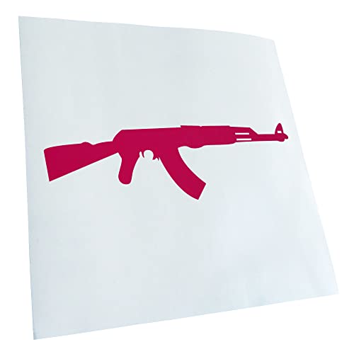 Kiwistar - Autoaufkleber - pink - 40 x 12 cm - AK 47 Kalaschnikow - Heckscheibenaufkleber Auto Aufkleber wetterfest für Kfz LKW Mofa Truck - Sticker außen selbstklebend Tuning Zubehör für Fenster Kiwistar - Autoaufkleber - pink - 40 x 12 cm - AK 47 Kalaschnikow - Heckscheibenaufkleber Auto Aufkleber wetterfest für Kfz LKW Mofa Truck - Sticker außen selbstklebend Tuning Zubehör für Fenster von Kiwistar