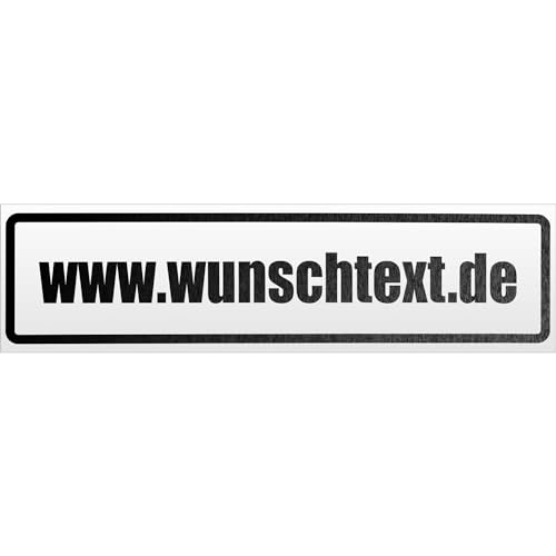 Kiwistar wunschtext Domain Magnetschild Schild magnetisch - 45cm Schwarz - reflektierend - Magnetfolie für Auto PKW Kfz von Kiwistar