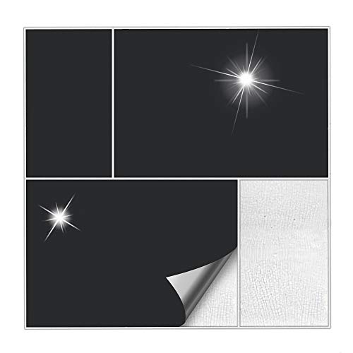 Kiwistar Fliesenaufkleber Schwarz Glänzend - 10 x 20 cm - 1 Stück - Klebefliesen zum Überkleben von Wandfliesen - Fliesensticker für Küche Bad Fliesenmuster - selbstklebend und wasserfest Kiwistar Fliesenaufkleber Schwarz Glänzend - 10 x 20 cm - 1 Stück - Klebefliesen zum Überkleben von Wandfliesen - Fliesensticker für Küche Bad Fliesenmuster - selbstklebend und wasserfest von Kiwistar