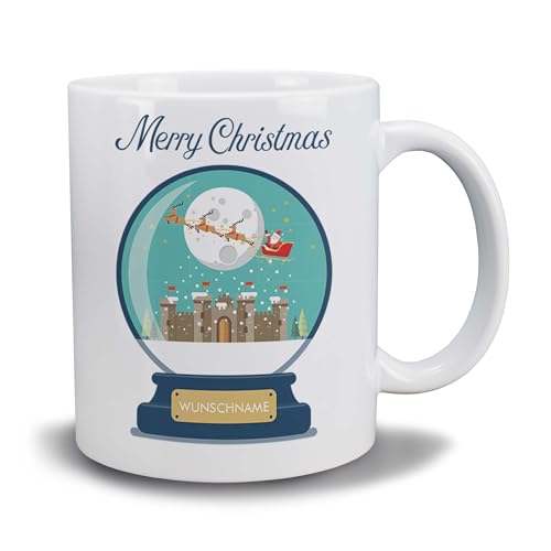 Kiwistar Tasse weiß - Christmas Kugel - individuell personalisiert mit Wunschtext bedruckt - Texttasse selbst gestalten - Tassen selber personalisieren - Spruch - Geschenk - Motivtasse von Kiwistar