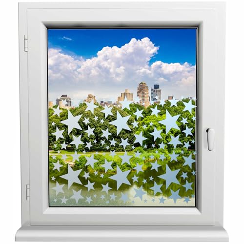 Kiwistar UG Sichtschutzfolie - 70 cm lang - Sterne Fensterfolie Sichtschutz Milchglas selbstklebend für Bad Dusche Badfenster Blickdicht Büro Terasse Klebefolie Kiwistar UG Sichtschutzfolie - 70 cm lang - Sterne Fensterfolie Sichtschutz Milchglas selbstklebend für Bad Dusche Badfenster Blickdicht Büro Terasse Klebefolie von Kiwistar
