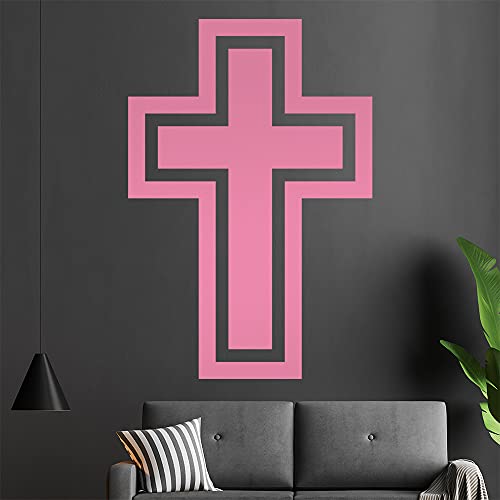 Kreuz Wandtattoo in 6 Größen - Wandaufkleber Wall Sticker - Dekoration, Küche, Wohnzimmer, Schlafzimmer, Badezimmer von Kiwistar