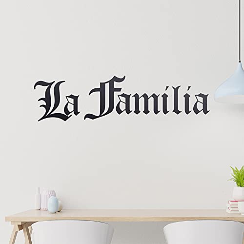 La Familia Wandtattoo in 6 Größen - Wandaufkleber Wall Sticker - Dekoration, Küche, Wohnzimmer, Schlafzimmer, Badezimmer von Kiwistar