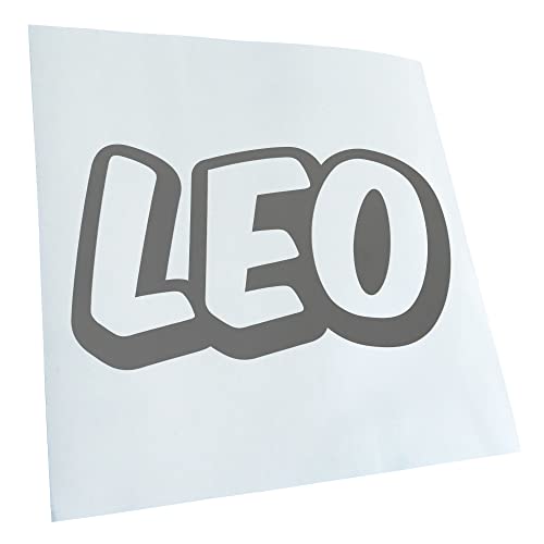 Leo Vorname Jungen Aufkleber Sticker 25 Farben Neon Matt von Kiwistar