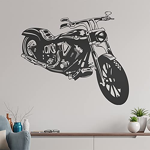 Motorrad Wandtattoo in 6 Größen - Wandaufkleber Wall Sticker - Dekoration, Küche, Wohnzimmer, Schlafzimmer, Badezimmer von Kiwistar