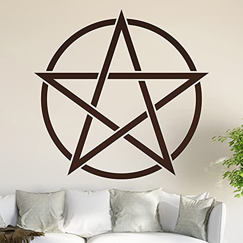 Pentagramm Wandtattoo in 6 Größen - Wandaufkleber Wall Sticker - Dekoration, Küche, Wohnzimmer, Schlafzimmer, Badezimmer von Kiwistar