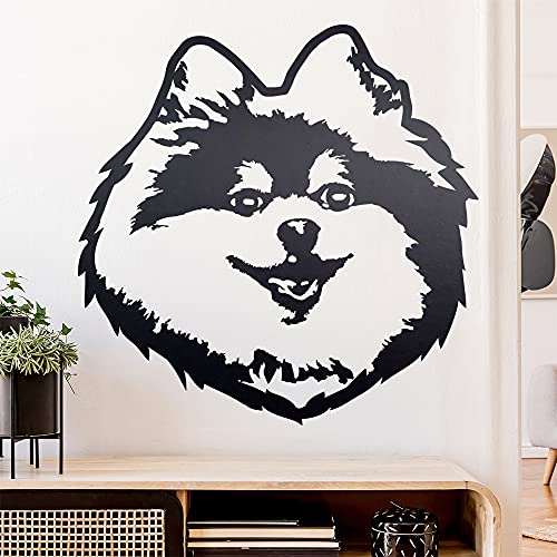 Pomeranian Hund Wandtattoo Wandaufkleber Wall Sticker - Dekoration, Küche, Wohnzimmer, Schlafzimmer, Badezimmer von Kiwistar