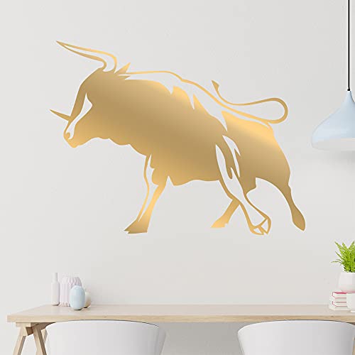 Stier Wandtattoo in 6 Größen - Wandaufkleber Wall Sticker - Dekoration, Küche, Wohnzimmer, Schlafzimmer, Badezimmer von Kiwistar