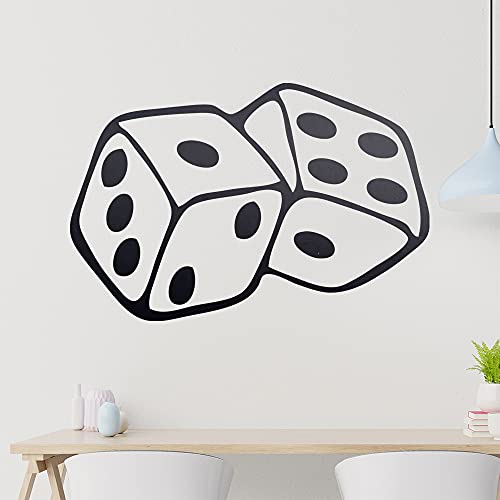 Würfel Wandtattoo in 6 Größen - Wandaufkleber Wall Sticker - Dekoration, Küche, Wohnzimmer, Schlafzimmer, Badezimmer von Kiwistar