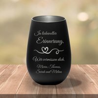 Gedenklicht - Teelichthalter Mit Name & Datum Gravur Individuell Personalisiert in Liebevoller Erinnerung Grablicht Trauergeschenk 29 Gedenklicht - Teelichthalter Mit Name & Datum Gravur Individuell Personalisiert in Liebevoller Erinnerung Grablicht Trauergeschenk 29 von Kiwistar2022