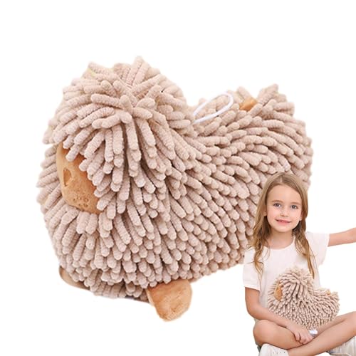 Fuzzy-Handtuch,Handtuch Chenille - Schnelltrocknende Handtücher mit Cartoon-Siegel,Trocknen Sie Ihre Hände sofort und bequem. Tier-Badetuch, dekorative Handtücher mit Schlaufen für das Badezimmer Fuzzy-Handtuch,Handtuch Chenille - Schnelltrocknende Handtücher mit Cartoon-Siegel,Trocknen Sie Ihre Hände sofort und bequem. Tier-Badetuch, dekorative Handtücher mit Schlaufen für das Badezimmer von Kixolazr