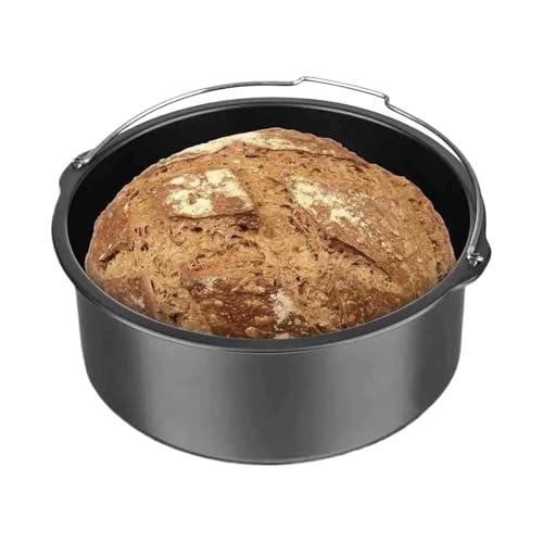 Kixolazr Backform für Heißluftfritteuse,Heißluftfritteuse Kuchen Backform | Lebensmittelechtes Küchenzubehör zum Backen von Chiffon Pizza Brot Lebensmitteln von Kixolazr