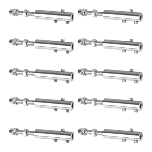 Kixolazr Kabelspanner | Verstellbarer Kabelspanner Für Zugkraft Und Spannung Kabelbefestigung | Robustes Haken Set 10 Stück Für Outdoor Garten Rankgitter Kixolazr Kabelspanner | Verstellbarer Kabelspanner Für Zugkraft Und Spannung Kabelbefestigung | Robustes Haken Set 10 Stück Für Outdoor Garten Rankgitter von Kixolazr