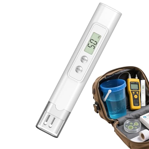 Kixolazr Wassertester | 0-9999 PPM Messgerät zur Prüfung der Trinkwasserqualität | Sofortmessung Monitor Testgerät für Filteranlagen Haushalt Wissenschaftliche Experimente Camping Kixolazr Wassertester | 0-9999 PPM Messgerät zur Prüfung der Trinkwasserqualität | Sofortmessung Monitor Testgerät für Filteranlagen Haushalt Wissenschaftliche Experimente Camping von Kixolazr