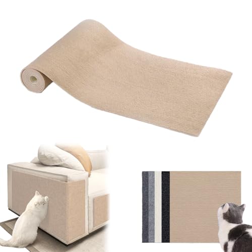 Kiyanest Selbstklebendes Katzenkratzbrett – Kratzspielzeug für Katzen – Zwei Größen 200x40cm & 30x100cm von Kiyanest