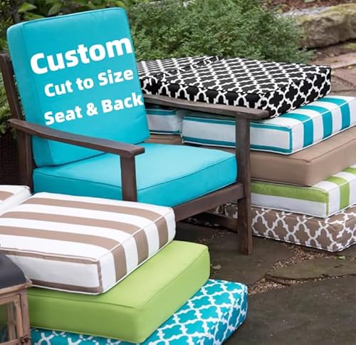 Kiyeocca Wasserdichtes Kissen, zuschneidbar, lichtbeständig, für drinnen und draußen, für Sofas, Schaumstoffkissen, Ersatzkissen für tiefe Sitzgelegenheit, Chaiselongue, Haustierbett, Hundebett Kiyeocca Wasserdichtes Kissen, zuschneidbar, lichtbeständig, für drinnen und draußen, für Sofas, Schaumstoffkissen, Ersatzkissen für tiefe Sitzgelegenheit, Chaiselongue, Haustierbett, Hundebett von Kiyeocca