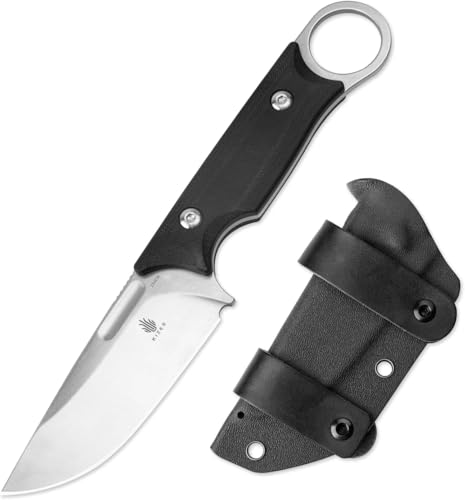Kizer Cabox Feststehendes Messer 8,53cm 154CM Stahl Feste Klinge Jagdmesser G10 Griff mit Scheide für Survival Camping, 1048C1 von Kizer