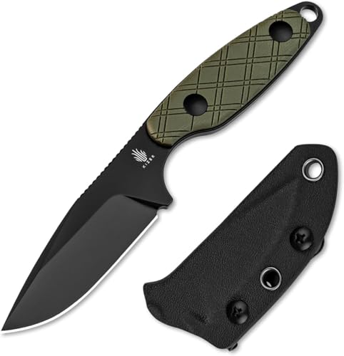 Kizer Muskrat Messer mit Feststehender Klinge, 8 CM D2-Halsmesser mit Argyle-Muster und G10-Griff Feste Klinge EDC Messer für Männer Frauen, Outdoor Jagd Wandern Survival Camping 1064A1 Kizer Muskrat Messer mit Feststehender Klinge, 8 CM D2-Halsmesser mit Argyle-Muster und G10-Griff Feste Klinge EDC Messer für Männer Frauen, Outdoor Jagd Wandern Survival Camping 1064A1 von Kizer