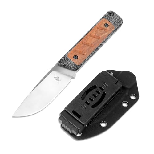 Kizer Smolt EDC Messer Feststehend mit Scheide, 7,43cm 154CM Stahl Micarta & Mkuruti Griff, Drop-Point Festmesser, Kompaktes EDC Messer für Männer und Frauen, Camping Survival Messer 1063C1 Kizer Smolt EDC Messer Feststehend mit Scheide, 7,43cm 154CM Stahl Micarta & Mkuruti Griff, Drop-Point Festmesser, Kompaktes EDC Messer für Männer und Frauen, Camping Survival Messer 1063C1 von Kizer